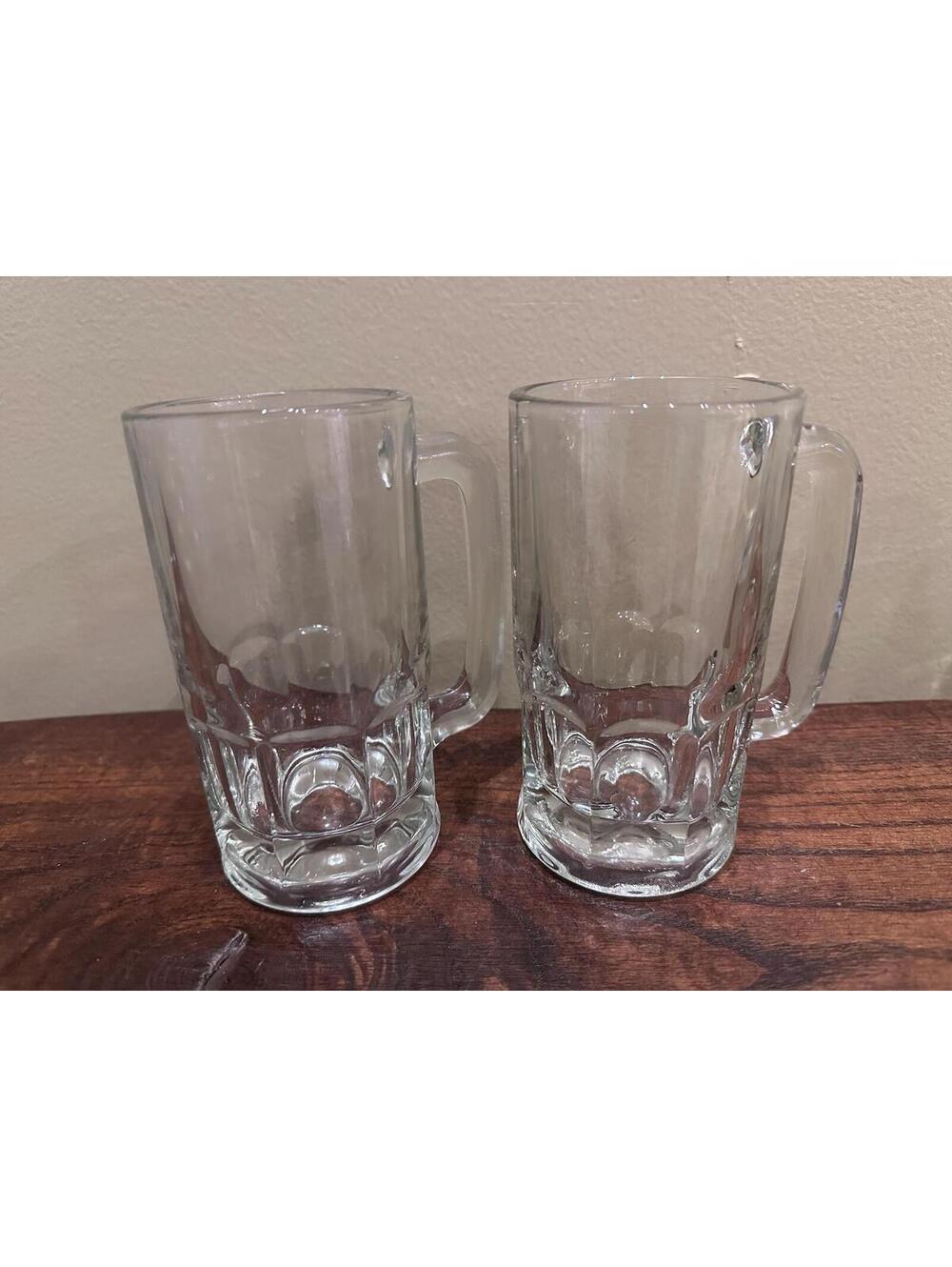 Vintage Anchor Hocking Stein/Beer Tankards Set of 2